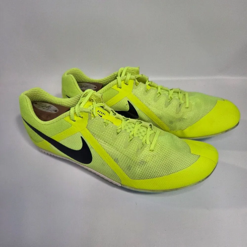 Nike Zoom Rival Track Spikes Men's sz 11 Neon Yellow